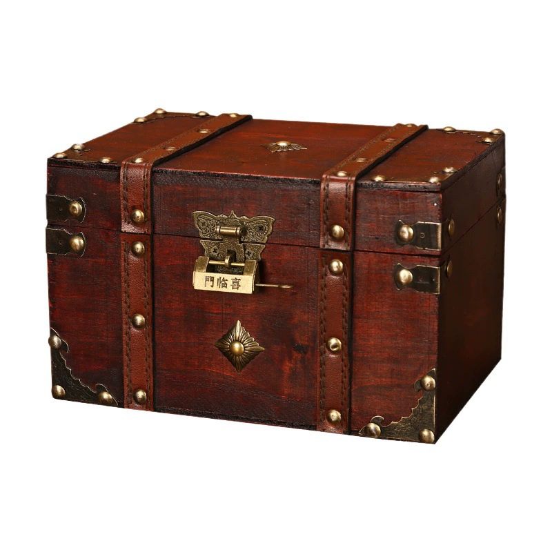 Storage Box Large Wood Vintage — closet organizer wholesale pick on ClosetCraft