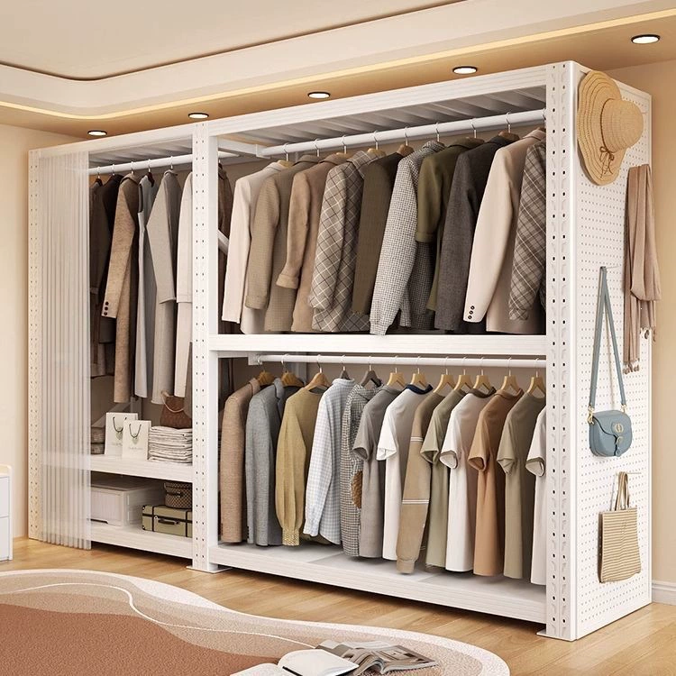 Wardrobe Closet Wardrobe Garment Rack Shelving Unit Freestanding — closet organizer wholesale pick on ClosetCraft
