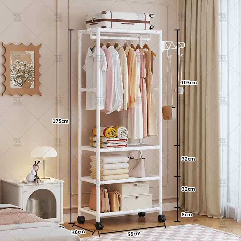 Garment Rack Shelf Rack Freestanding Multi-tier Simple — closet organizer wholesale pick on ClosetCraft