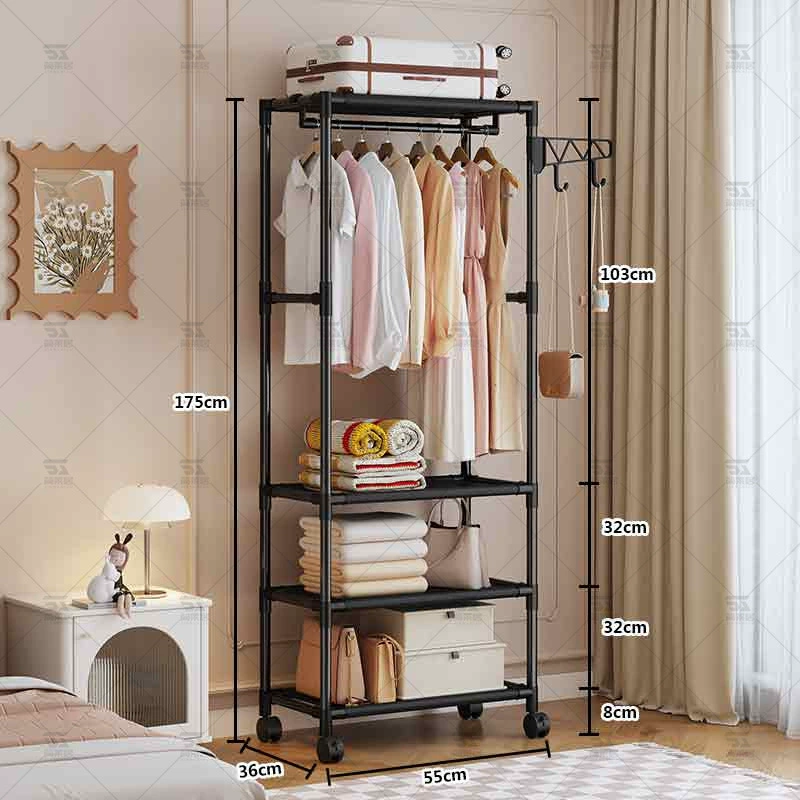 Garment Rack Shelf Rack Freestanding Multi-tier Simple — closet organizer wholesale pick on ClosetCraft