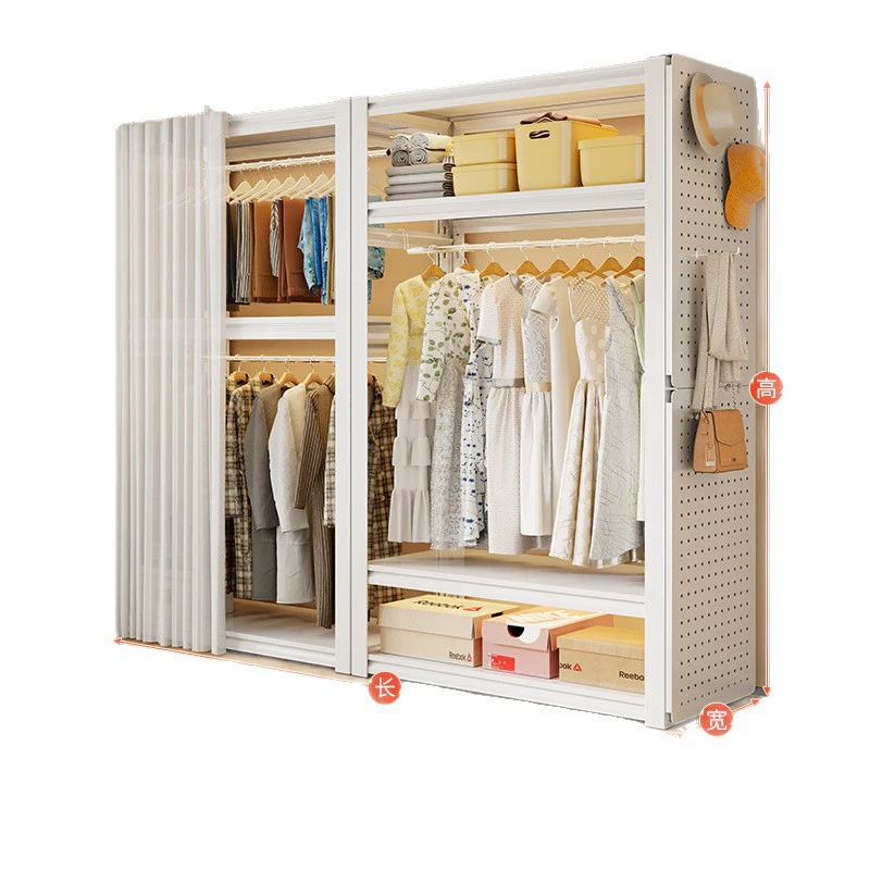 Wardrobe Shelf Rack Freestanding Hanger Steel — closet organizer wholesale pick on ClosetCraft