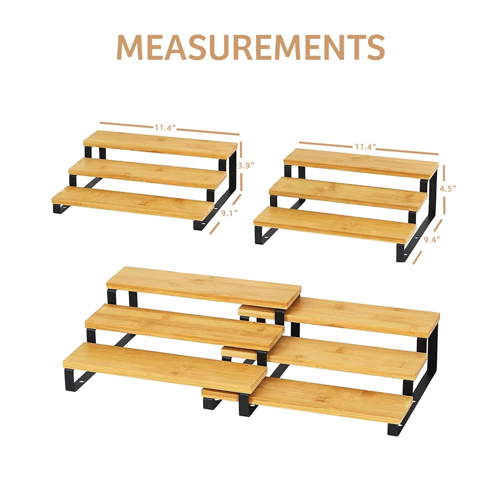 Storage Rack Spice Rack Multi-tier Desktop Bamboo — closet organizer wholesale pick on ClosetCraft