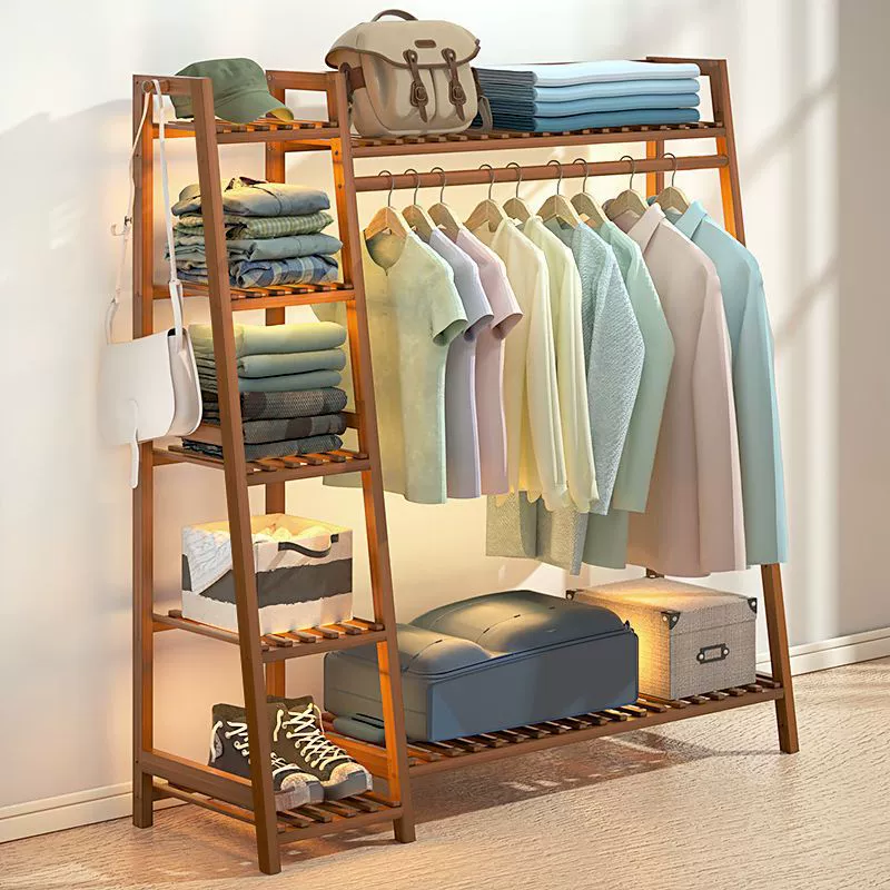 Wardrobe Garment Rack Shelf Rack Freestanding Simple — closet organizer wholesale pick on ClosetCraft