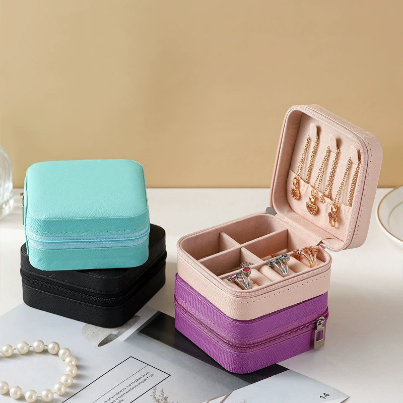 Storage Box Jewelry Box Portable Leather Jewelry — closet organizer wholesale pick on ClosetCraft