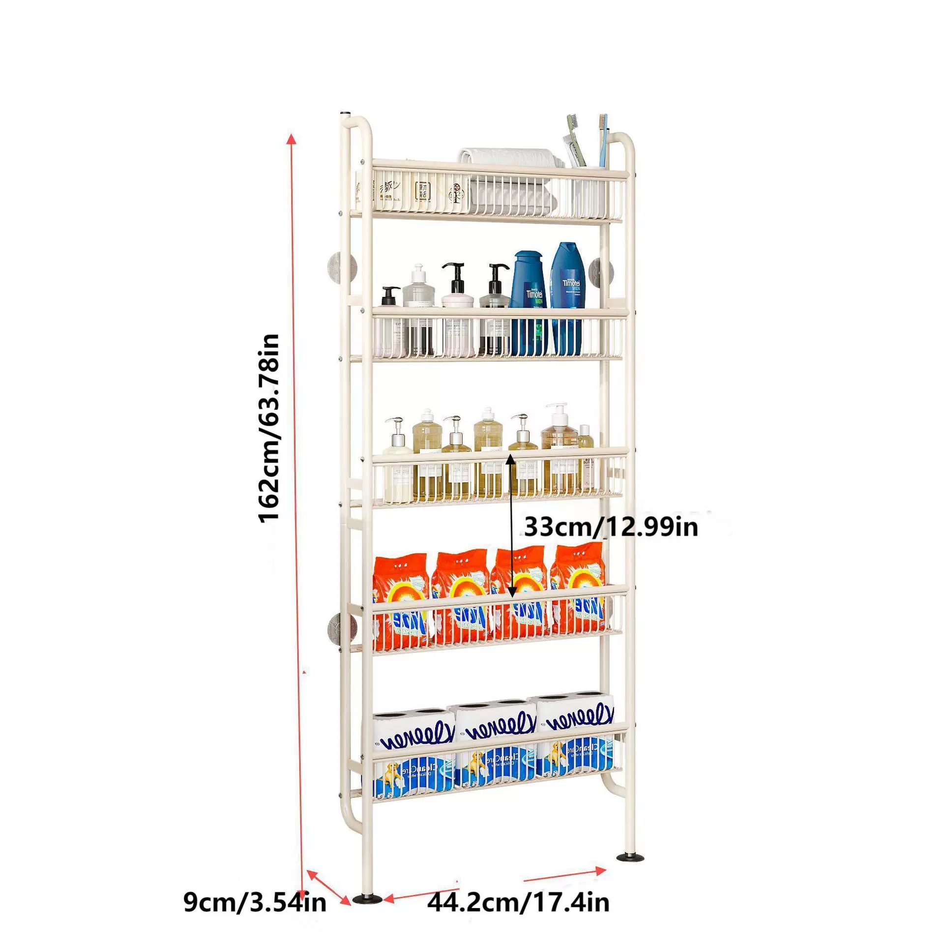 Storage Rack Wall-mounted Freestanding Multi-tier Over-door — closet organizer wholesale pick on ClosetCraft