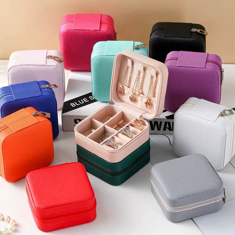 Storage Box Jewelry Box Portable Leather Jewelry — closet organizer wholesale pick on ClosetCraft