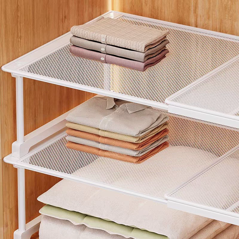Wardrobe Shelf Rack Stackable No-drill Home — closet organizer wholesale pick on ClosetCraft