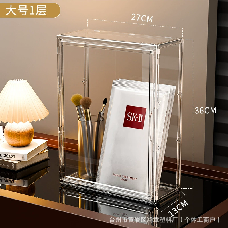 Shelf Rack Storage Box Wall-mounted Acrylic Clear — closet organizer wholesale pick on ClosetCraft