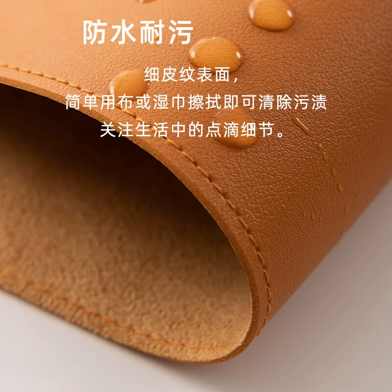 Waterproof Mouse Pad Oversized Desk Mat Leather — closet organizer wholesale pick on ClosetCraft