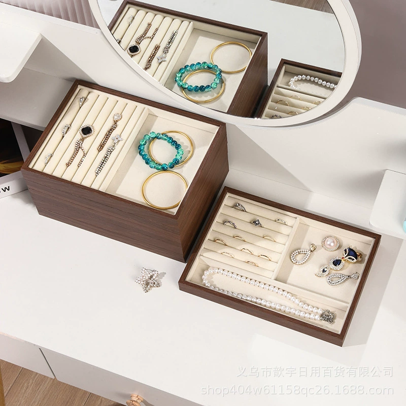 Storage Box Necklace Jewelry Velvet Drawer — closet organizer wholesale pick on ClosetCraft